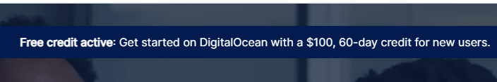 credit digitalocean