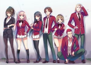 Perbedaan anime novel Classroom of the Elite